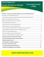 Control options for emerald ash borer in Colorado
