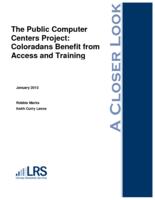 The public computer centers project : Coloradans benefit from access and training
