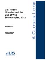 U.S. public libraries and the use of web technologies, 2012
