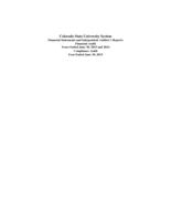 Colorado State University System financial statements and independent auditor's reports : financial audit years ended June 30, 2015 and 2014, compliance audit year ended June 30, 2015