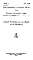 Garden accessories and mushroom growing