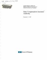State Compensation Insurance Authority : audited statutory financial statements and comments on internal controls and procedures, December 31, 1987