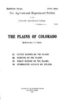 The plains of Colorado