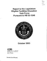 Report to the legislature