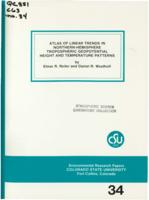 Atlas of linear trends in northern-hemisphere tropospheric geopotential height and temperature patterns