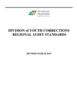Colorado Division of Youth Corrections regional audit standards