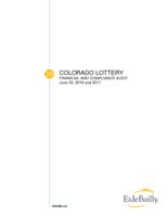 Colorado Lottery, financial and compliance audit, June 30, 2018 and 2017