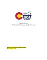 C-Stat data dictionary : OBH contract performance & C-Stat measures