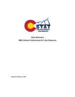 C-Stat data dictionary : OBH contract performance & C-Stat measures