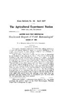 Western slope fruit investigation : condensed report of field entomologist : season of 1906