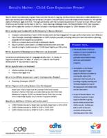 Results matter, child care expansion project