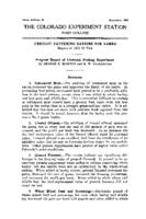 Feedlot fattening rations for lambs : report of 1931-32 test : progress report of livestock feeding experiment