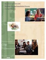 Response to intervention (RtI) training video the problem-solving/consultation process training video guide