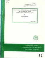 Conditional probabilities of occurrence of wet and dry years over a large continental area