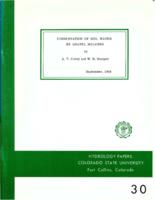Conservation of soil water by gravel mulches
