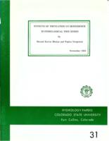 Effects of truncation on dependence in hydrological time series