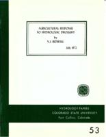 Agricultural response to hydrologic drought