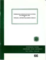 Hydrologic effects of patch cutting of lodgepole pine