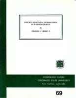 Efficient sequential optimization in water resources