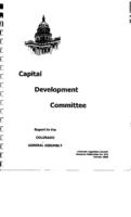 Capital Development Committee : report to the Colorado General Assembly