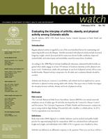 Evaluating the interplay of arthritis, obesity, and physical activity among Colorado adults