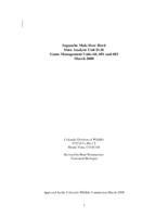 Saguache mule deer herd data analysis unit D-26 game management units 68, 681, and 682