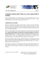 Understanding how the gas cost adjustment works