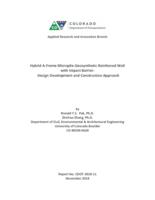 Hybrid A-frame micropile-geosynthetic reinforced wall with impact barrier : design development and construction approach