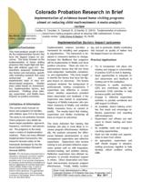 Implementation of evidence-based home visiting programs aimed at reducing child maltreatment : a meta-analytic review
