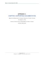 2019 emerging mobility impact study : report on Colorado Senate bill 19-239 /Appendix C: Chapter 2 Supporting Documentation
