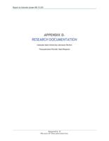 2019 emerging mobility impact study : report on Colorado Senate bill 19-239 /Appendix D: Research Documentation