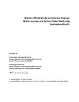 Western watersheds and climate change : water and aquatic system tools workshop : evaluation results