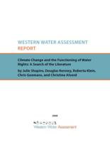 Climate change and the functioning of water rights : a search of the literature