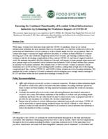 Ensuring the continued functionality of essential critical infrastructure industries by estimating the workforce impacts of COVID-19