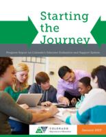 Starting the journey : progress report on Colorado's educator evaluation and support system