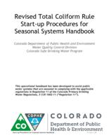 Revised total coliform rule start-up procedures for seasonal systems handbook