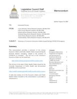 Summary of Governor's executive orders issued during COVID-19 emergency