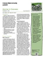 Biochar in Colorado