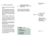 CoALT, reading writing and mathematics 2013-2014 : Colorado's alternate assessments for students with significant cognitive disabilities : grades 3-10