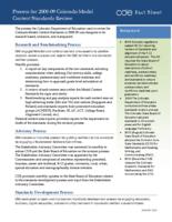 Process for 2008-2009 Colorado model content standards review