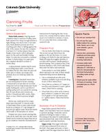Canning fruits