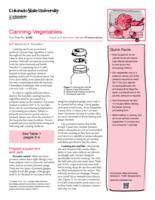 Canning vegetables