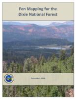 Fen mapping for the Dixie National Forest