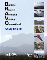 Big Bend Regional Aerosol & Visibility Observational (BRAVO) study results : air quality data and source attribution analyses results from the National Park Service, Cooperative Institute for Research in the Atmosphere