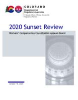 2020 sunset review, Workers' Compensation Classification Appeals Board