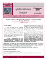 Economic implications of differential taxation for agriculture in the Intermountain West : issues and alternatives