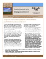 Adaptations to drought : evidence from ag producer survey