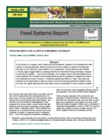 Food security and access in northern Colorado