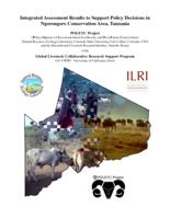 Integrated assessment results to support policy decisions in Ngorongoro Conservation Area, Tanzania