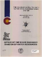 The Colorado satellite-linked water resources monitoring system : annual status report. FY 1992-93